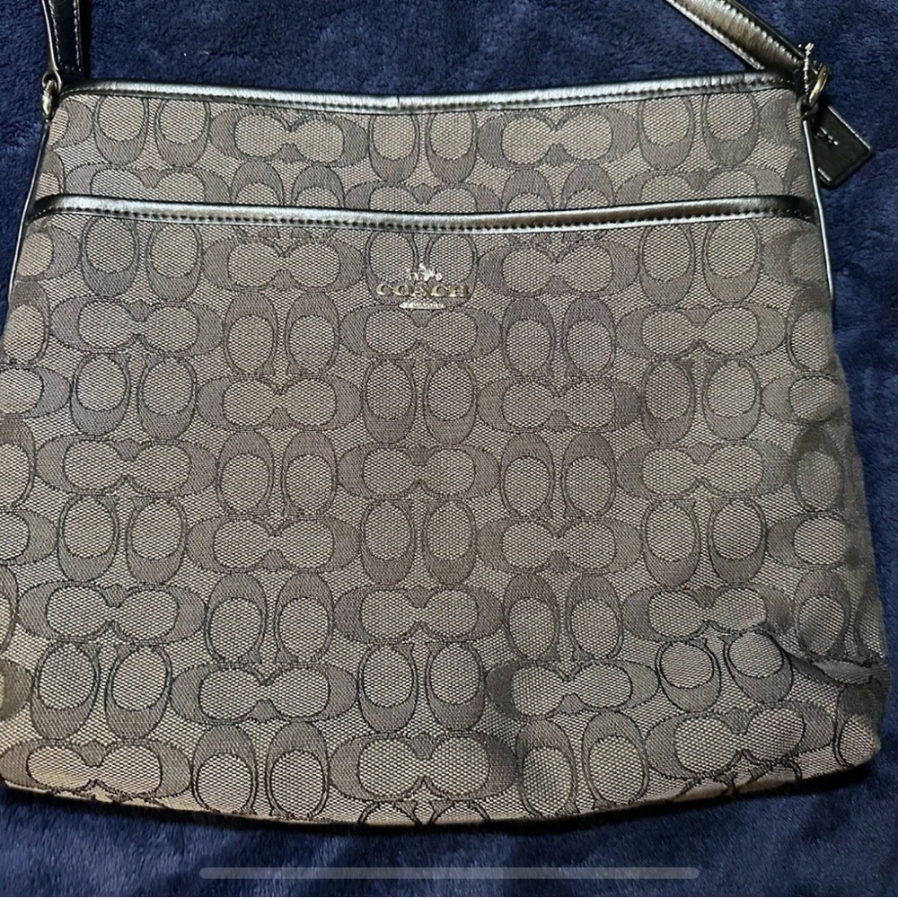 Coach Tan Signature Crossbody Bag